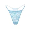 Monique Morin Lingerie Women's Blue Rush Micro-g Thong Moonlit