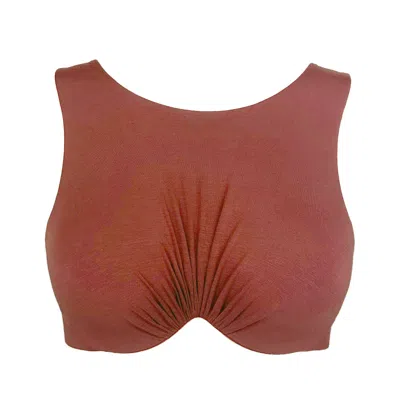 Monique Morin Lingerie Women's Brown Core Wired Bra Top Sugar