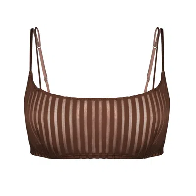 Monique Morin Lingerie Women's Brown Vertigo Bralette Cocoa