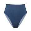 Monique Morin Lingerie Women's Caress Brief Dark Denim Blue In Blue