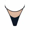 Monique Morin Lingerie Women's Core Ajustable Thong Black In Black