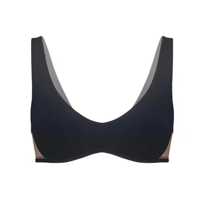Monique Morin Lingerie Women's Core Scoop Neck Bralette Black