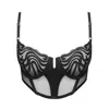 Monique Morin Lingerie Women's Echo Bustier Black In Black