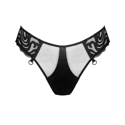 Monique Morin Lingerie Women's Echo Cheeky Black