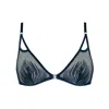 Monique Morin Lingerie Women's Ether Bralette Black In Black