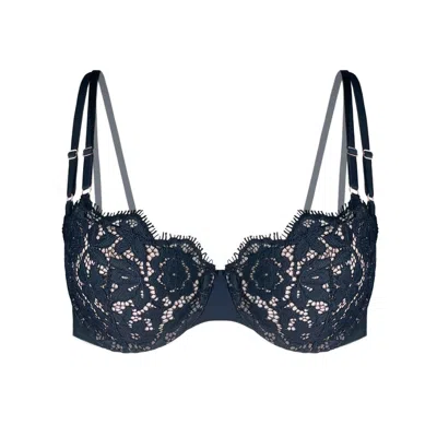 Monique Morin Lingerie Women's Frisson Balconette Bra Black