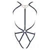 Monique Morin Lingerie Women's Frisson Body Harness Black In Black