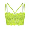 Monique Morin Lingerie Women's Frisson Bustier Acid Green In Green