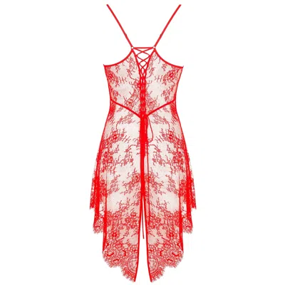 Monique Morin Lingerie Women's Moonstruck Chemise Fire Red