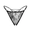 Monique Morin Lingerie Women's Moonstruck Thong Ouvert Black In Black