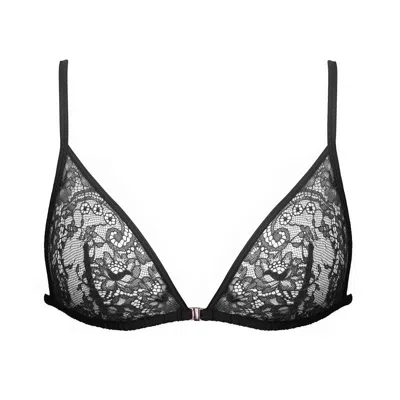 Monique Morin Lingerie Women's Moonstruck Triangle Bralette Black