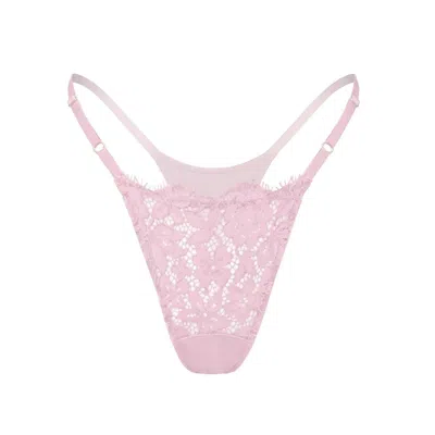 Monique Morin Lingerie Women's Pink Frisson Micro-g Thong Rose