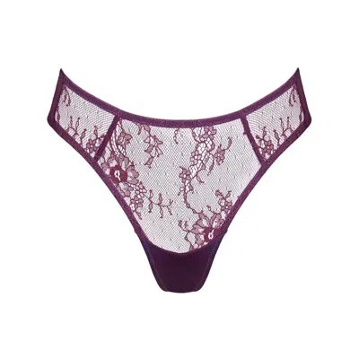 Monique Morin Lingerie Women's Pink Moonstruck Cheeky Velvet