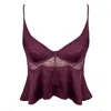 Monique Morin Lingerie Women's Pink / Purple Moonstruck Camisole Velvet In Pink/purple