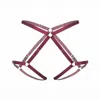 Monique Morin Lingerie Women's Red Rush Harness Velvet In Red