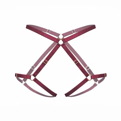 Monique Morin Lingerie Women's Red Rush Harness Velvet