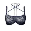 Monique Morin Lingerie Women's Rush Wired Bra Black In Black