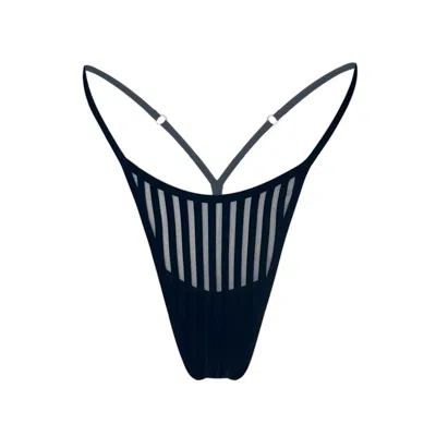 Monique Morin Lingerie Women's Vertigo Micro-g Thong Black