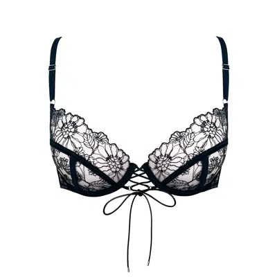 Monique Morin Lingerie Women's Whisper Wired Demi Bra Black