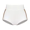 Monique Morin Lingerie Women's White Core Shorty Crystal In White