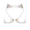 Monique Morin Lingerie Women's White Ether Harness Crystal In White