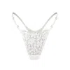 Monique Morin Lingerie Women's White Frisson Micro-g Thong In White