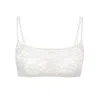Monique Morin Lingerie Women's White Wild Remix Crystal Bralette In White