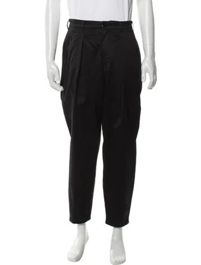 Pre-owned Monitaly Chinos In Black