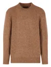 Monitaly Crew-neck Sweater In Brown