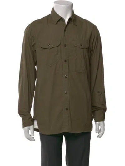 Pre-owned Monitaly Long Sleeve Shirt In Green
