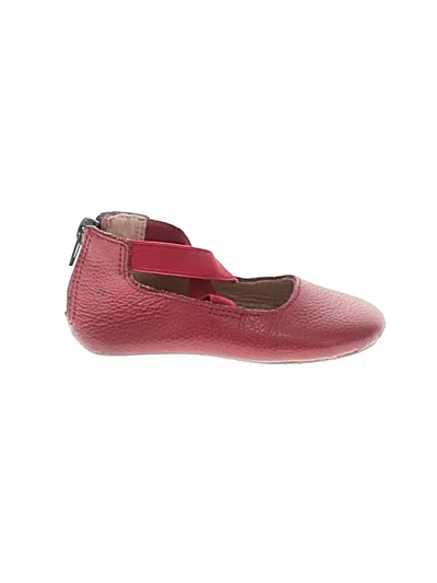Pre-owned Monkey Feet Kids' Dress Shoes In Red