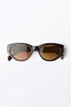 Monki Angular Cat-eye Sunglasses