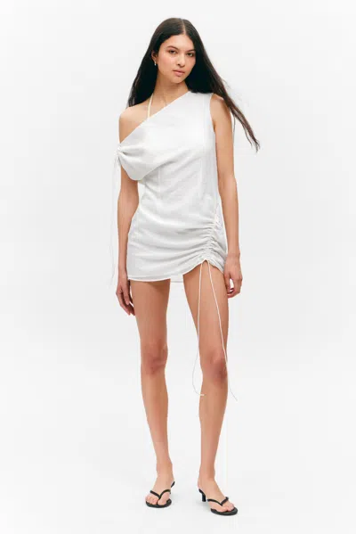 Monki Asymmetric Draped Mini Dress
