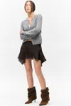 Monki Asymmetric Mini Skirt