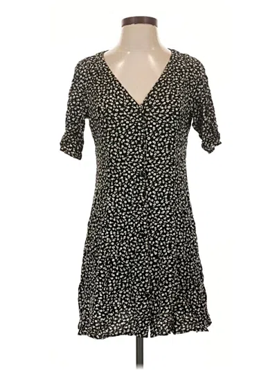Pre-owned Monki Casual Dress In Black