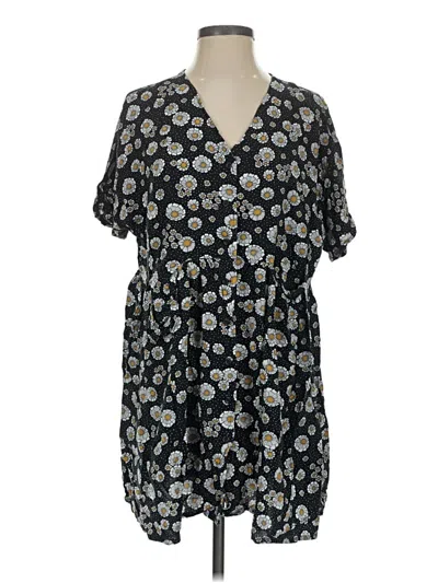 Pre-owned Monki Casual Dress In Black