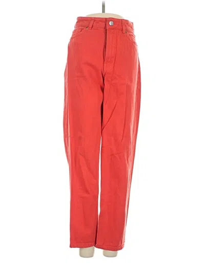 Pre-owned Monki Casual Pants In Red