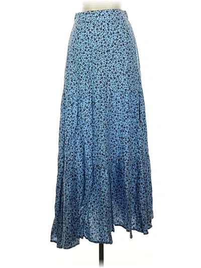 Pre-owned Monki Casual Skirt In Blue