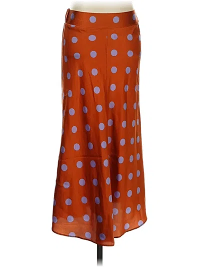Pre-owned Monki Casual Skirt In Orange
