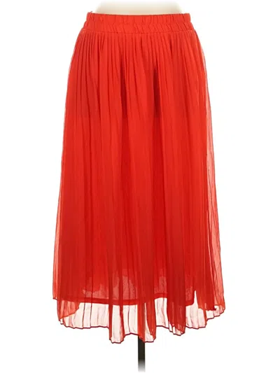 Pre-owned Monki Casual Skirt In Orange
