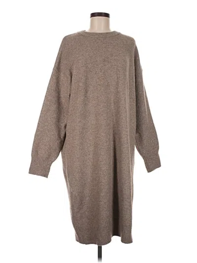 Pre-owned Monki Coat In Brown