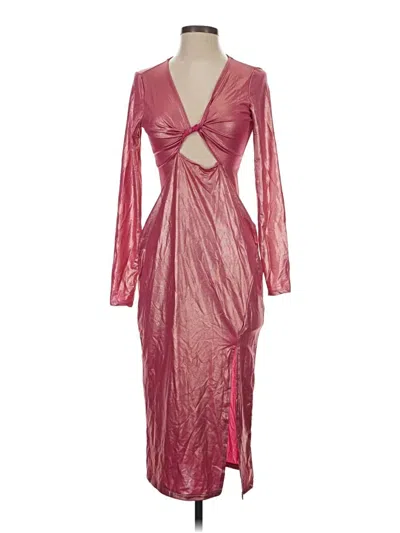 Pre-owned Monki Cocktail Dress In Pink
