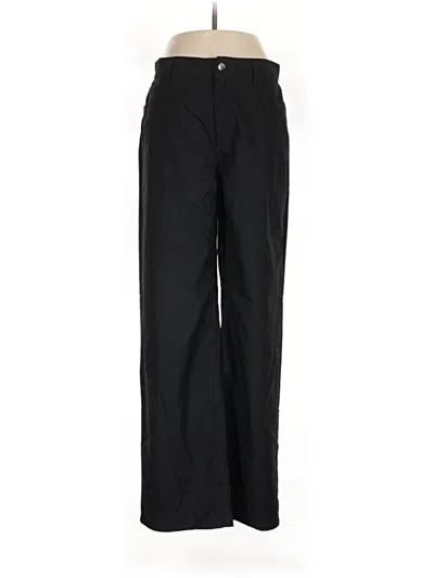 Pre-owned Monki Dress Pants In Black