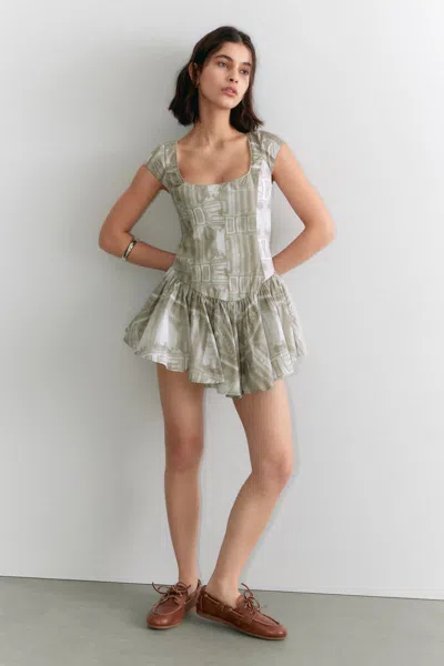 Monki Fit And Flare Mini Dress