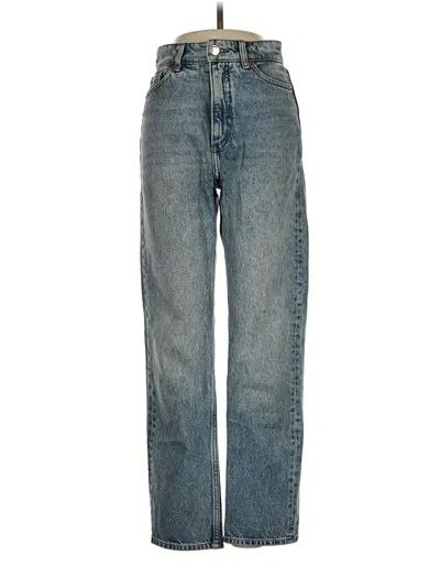 Pre-owned Monki Jeans In Blue