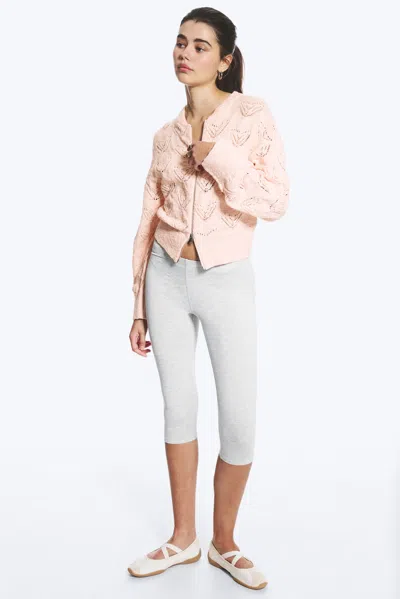 Monki Knitted Zip Cardigan