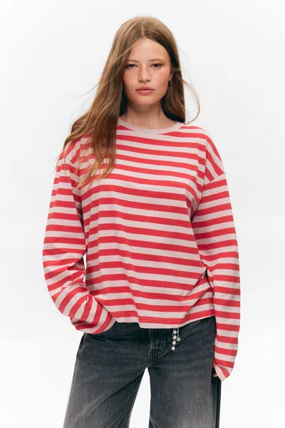 Monki Long-sleeved Cotton T-shirt