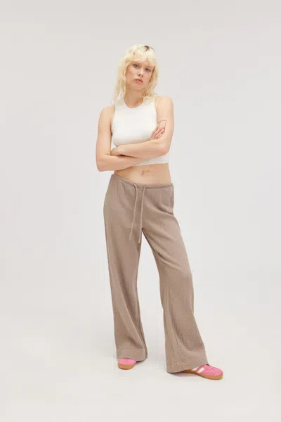 Monki Loose Pull-on Cotton Trousers