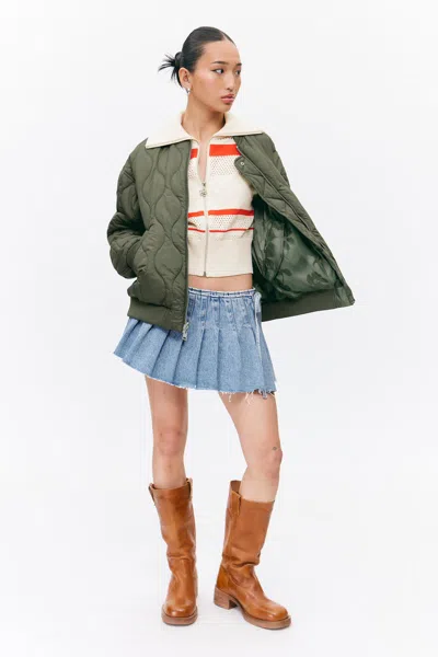 Monki Loose Reversible Bomber Jacket
