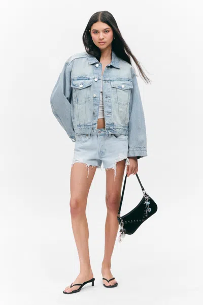 Monki Oversized Structured Denim Jacket
